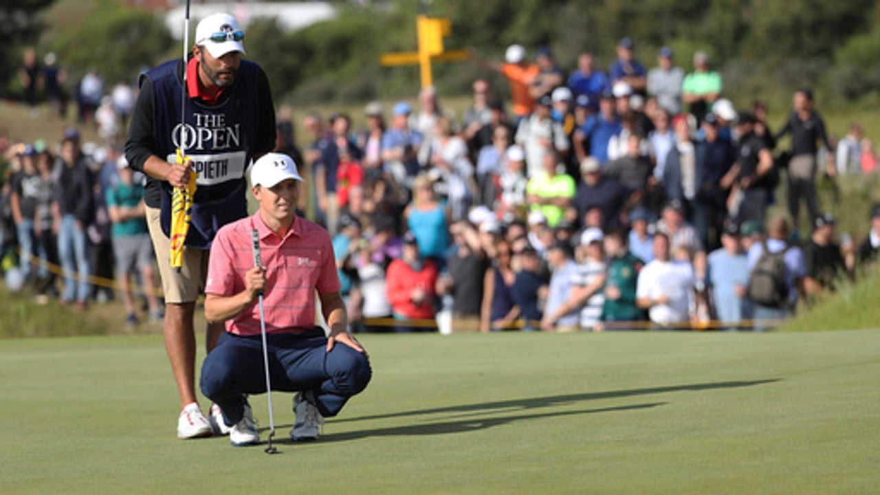 Spieth's caddie an ex-math teacher who has a way with words